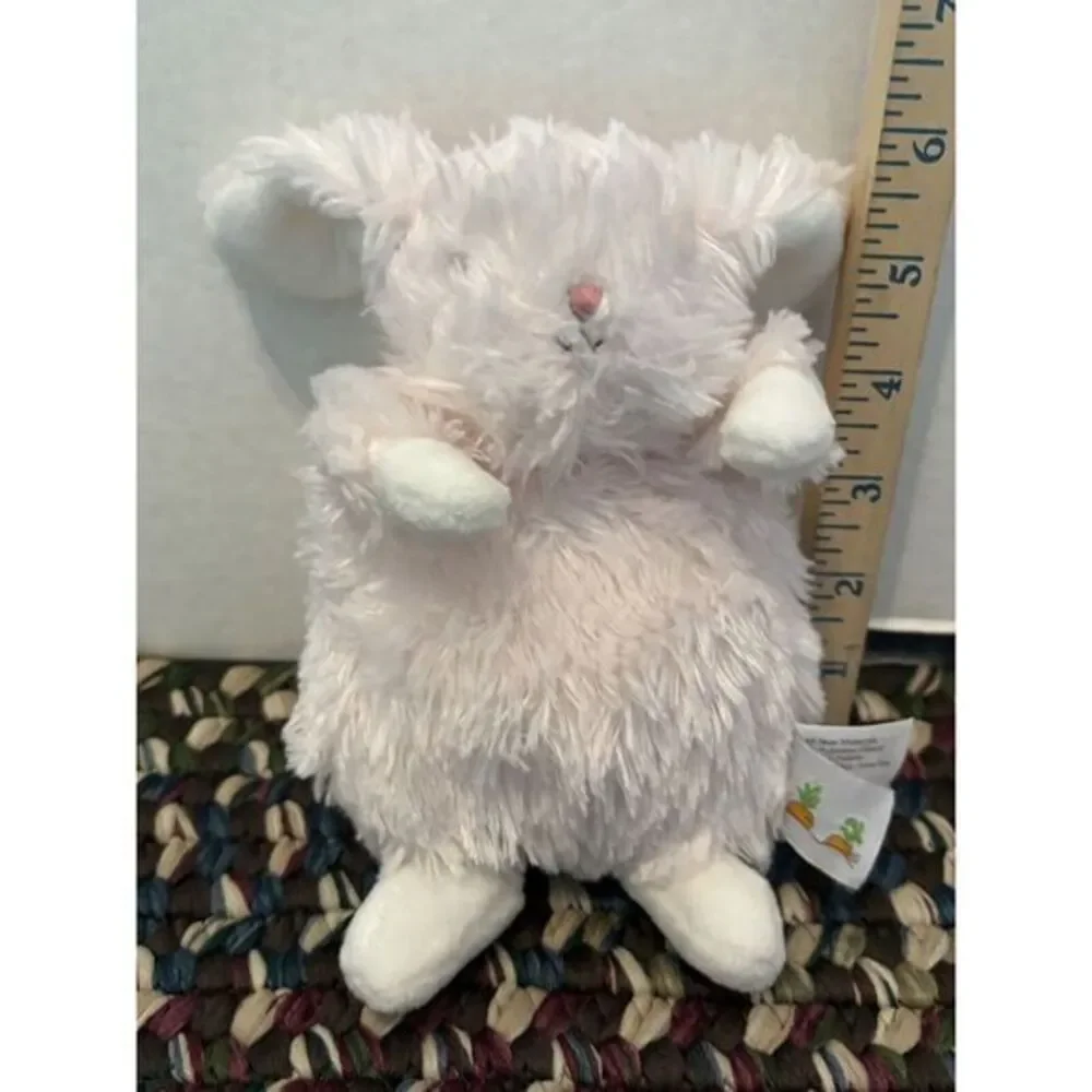 Bunnies by the Bay Wee Petal Bunny Rabbit Pink Fluffy Stuffed Plush Baby‎ Toy 7